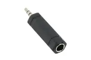 3.5mm Stereo Male Jack to 6.35mm 1/4 inch Mono Female Adaptor Plug Audio Hi-Fi