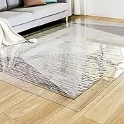 1.5mm Thick Office Chair Mat 36 x 40In Clear Floor Protector Plastic Nonslip Floor/Table Mat Rectangular Floor Protectors for Chairs,Transparent Non-Slip Chair Mat for Hard Floors 48"x 30"(C