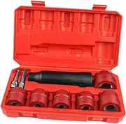 yuksok Automotive Wheel Stud Cleaner Tool Set,Wheels Hub Cleaner with Hex Connector Resurfacing Cleaning Tool for Vehicles Auto