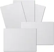 Gustav Neuser Pack of 100 DIN A6 Cardboard Hammered Structure - Colour: White - 105 x 148 mm - 250 g per m² - Single Card Without Fold - Ideal for Crafts, Scrapbooking, Greeting Cards