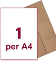 [1 Per Page] A4 Self Adhesive Address Labels Laser Inkjet Print Mailing Stickers Label 297 x 210mm 40 Sheets 40 Labels