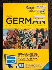 Rosetta Stone Learn German Home/Office Software
