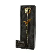 Gold Plated Eternity Rose In Gift Box