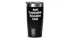 Socialist Club Tumbler Travel Coffee Cup Anti Capitalist Communist Activist Move