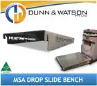 Aluminium Bench to suit MSA Drop Down Fridge Slides (4x4, 4wd, Canopy, Ute)