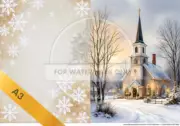 The Chapel | A3 Rice Paper | Paper for Decoupage | Decoupage Central