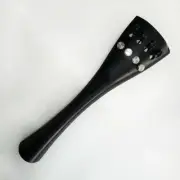 4/4 Cello Tailpiece Ebony Wood with Titanium Metal Screw Fine Tuner Luxury