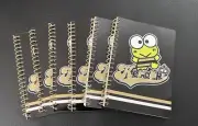Set Of 6 Vintage Sanrio Keroppi Mini Spiral Notebook