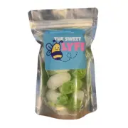 The Sweet Lyfe Freeze Dried Sour Apple Rings Candy, 15 oz