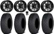 MSA Rogue 15" Wheels Black 30" Coyote Tires Polaris RZR XP 1000 / PRO XP