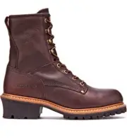 Carolina Mens 8” Steel Toe Logger 1821 Sz 10 1/2 4E