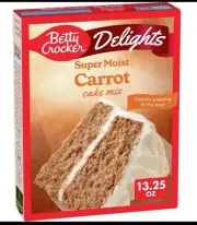 Betty Crocker Delights Super Moist Carrot Cake Mix, 13.25 oz.