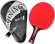 Ping Paddle Table Tennis Racket with Carry Bag for Beginners Boys Girls Red