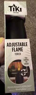 ADJUSTABLE FLAME Island King kokomo Torch Black NEW Tiki