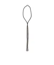Brunello Cucinelli Tubular Chocker Necklace One size Gray