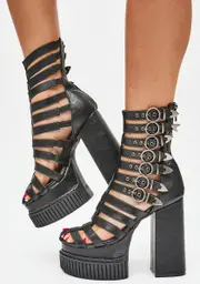 [Lamoda] Spine Chilling Platform Heels