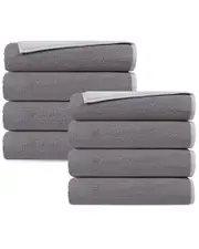 DePera Home Double Face Set Of 8 Turkish Hand Towels