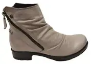 Cabello Comfort Hazel Womens European Comfortable Leather Ankle Boots - SSA