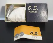O.S. MAX-20 3.24cc cross flow vintage 2 stroke glow engine with muffler new f /s