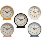 Luminous Table Clock Metal Alarm Clock for Bedroom with Silent Operation