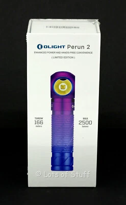 Olight Perun 2 Purple Gradient Limited Edition 2500 Lumens New Sealed -65