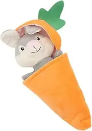 Generic Squeaky Dog Toy for Small Medium Dogs Furniture Protector Carrot Bunny Plush Toy