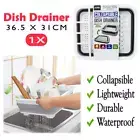 Au Stock Collapsible Dish Drainer/Drying Dish Rack/Strainer Caravan