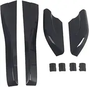 8Pcs Cars Plastic Roof Rack Box Rail End Protecte Black Covers Shell Cap Compatible with Tucson 2004-2008
