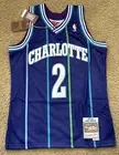 Mitchell & Ness Hardwood Classics Jersey Charlotte Hornets Larry Johnson Sz M