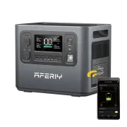 [EU Direct] Aferiy P210 2400W 2048Wh LiFePO4 Battery Portable Power Station Support APP UPS Pure Sine Wave, 13 Output Po