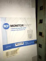 RCF SPEAKERS x4 33/WT MONITORS multi tap voltage