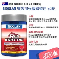 在飛比找蝦皮購物優惠-雨多甜澳洲直輸🇦🇺BIOGLAN krill oil雙效加強