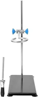 HOMOCONO Chemistry Laboratory Stand Metal Clamp Set Flask Clamp Funnel Stand Lab Metalware Essential Lab Equipment