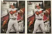 2024 Topps Finest Heston Kjerstad Rookie Lot x2 Baltimore Orioles