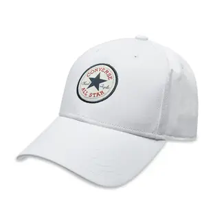 【CONVERSE】TIPOFF BASEBALL CAP 休閒帽 棒球帽 男帽 女帽 白色-10022135-A02