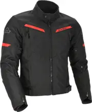 Acerbis X-Street Motorcycle Textile Jacket, black-red, Size XL for Men Black Red