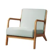 Armchair Lounge Chair Accent Armchairs Couch Sofa Bedroom Grey Wood