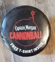 Vintage Captain Morgan CANNONBALL Promotional T-Shirt, Shrink-wrapped Pkg., XL