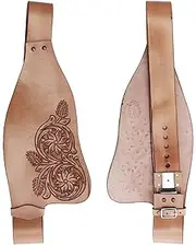 Horse Western Adult Tooled Leather Replacement Saddle Fender Pair 5224
