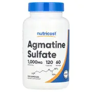 Nutricost, Agmatine Sulfate, 120 Capsules (500 mg per Capsule)