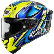 X-SPR Pro Daijiro Helmet White Blue Yellow