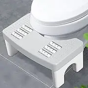 Adult Toilet Stool, Toilet Stool, Adult Toilet Stool, Poop Stool for Adults and Children, Portable Toilet Stool, Non-Slip Toilet Stool