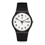 Swatch Watch Swatch TWICE AGAIN Classic SO29B703 Black Shipped from Japan