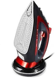 Beyori Home Steam Iron for Clothes with Nonstick Soleplate - 2400 Watt Anti-Drip Ceramic Soleplate SteamLightweight Travel Iron - Clothes Iron