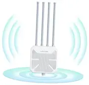 Outdoor WiFi 6 Extender AX1800 High Power Outdoor Weatherproof WiFi Range