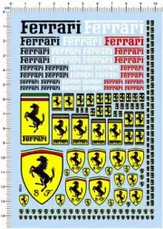1/12 1/18 1/24 1/20 1/43 decals Ferrari 1705