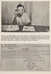 RARE VIETNAM WAR PROPAGANDA FLYER DOAN KET PEOPLE, LT. COLONEL LE-XUAN CHUYEN