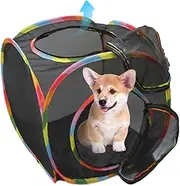 Cat Cube - Cat Enclosure Tent Cube for Tunnel,Folding Pop Open Pet Animal Playpen Playhouse Ventilated for Bunny, Kitten, Puppy