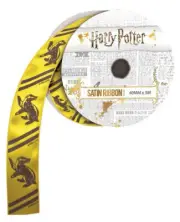 Harry Potter - Hufflepuff Satin Ribbon (40mm x 5 Metres)