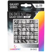 Gamegenic Galaxy Series - Moon - D6 Dice Set 12 mm (36 pcs)